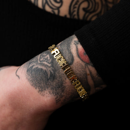 Fuck Fuck Fuck Chain Bracelet - Starry Skies Austin