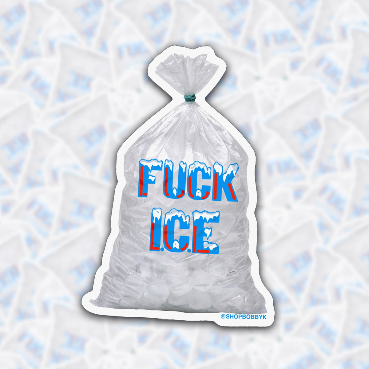 Fuck ICE Sticker - Starry Skies Austin