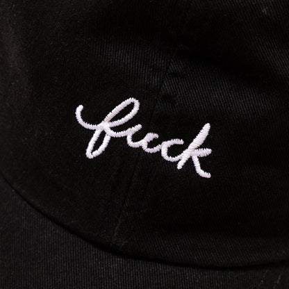 Fuck Script Baseball Hat - Starry Skies Austin