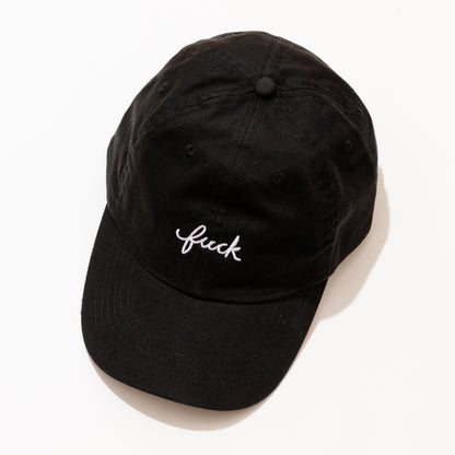Fuck Script Baseball Hat - Starry Skies Austin