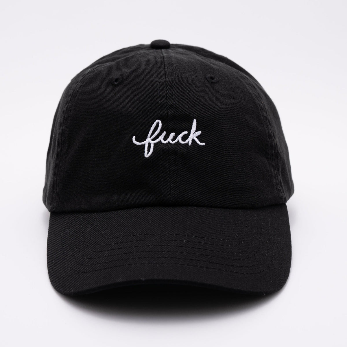 Fuck Script Baseball Hat - Starry Skies Austin