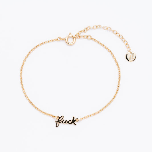 Fuck Script Bracelet - Starry Skies Austin
