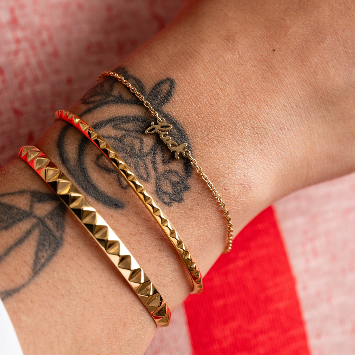 Fuck Script Bracelet - Starry Skies Austin