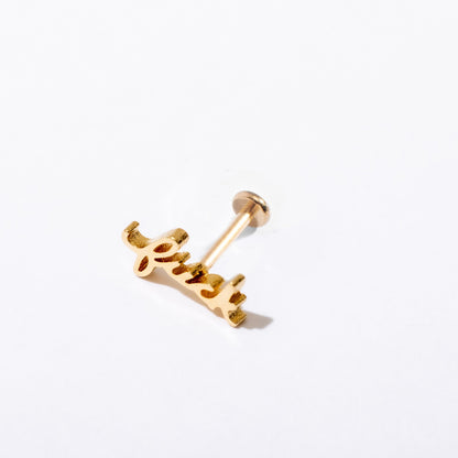 Fuck Script Flat Back Studs - Starry Skies Austin