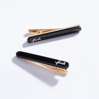 Fuck Script Hair Clips - Starry Skies Austin