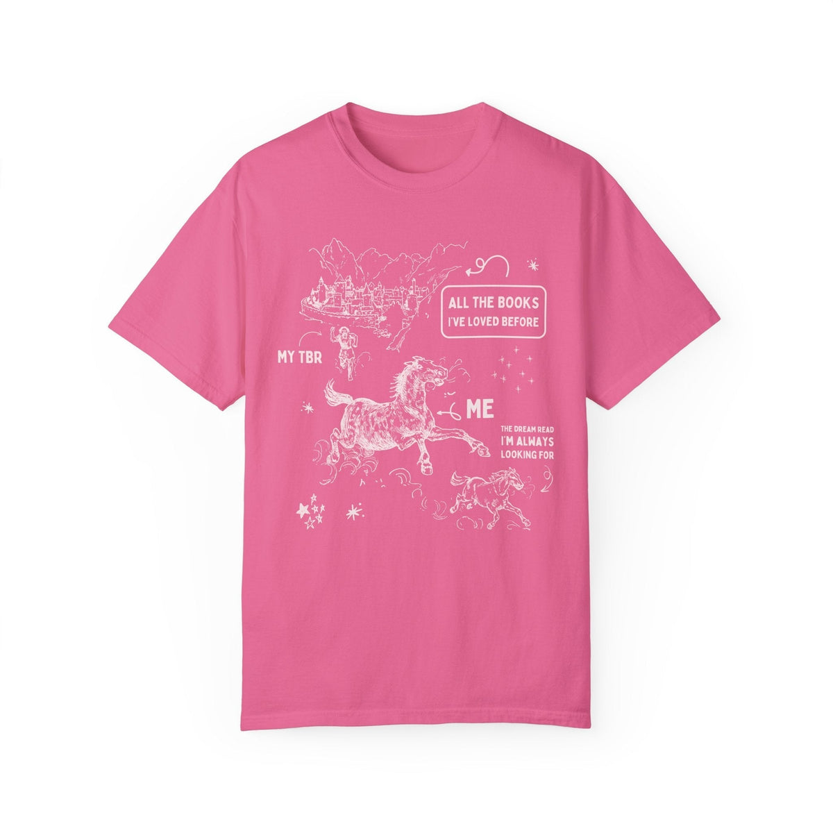Funny Bookish T-Shirt for Bookworm - Starry Skies Austin