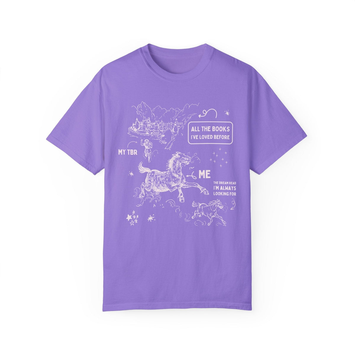 Funny Bookish T-Shirt for Bookworm - Starry Skies Austin