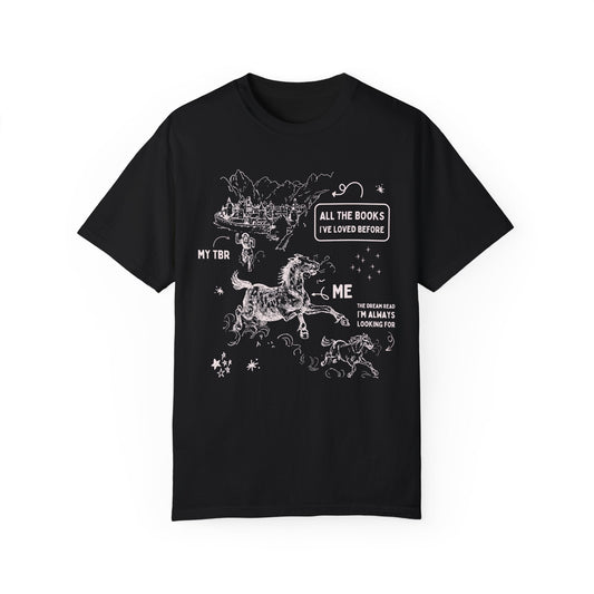Funny Bookish T-Shirt for Bookworm - Starry Skies Austin