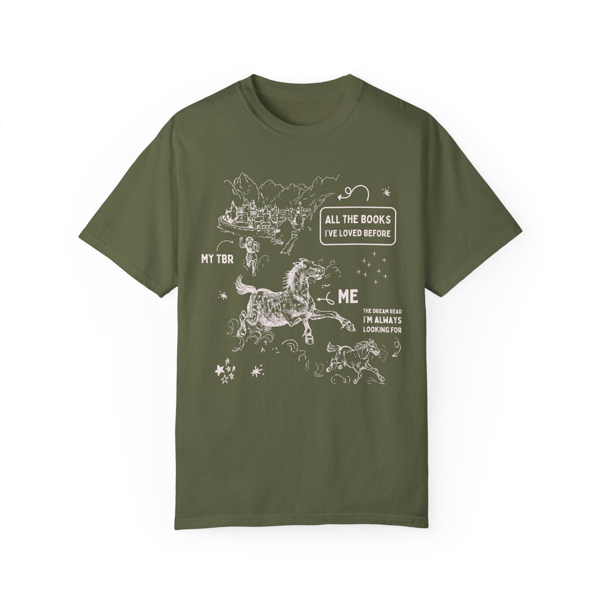Funny Bookish T-Shirt for Bookworm - Starry Skies Austin