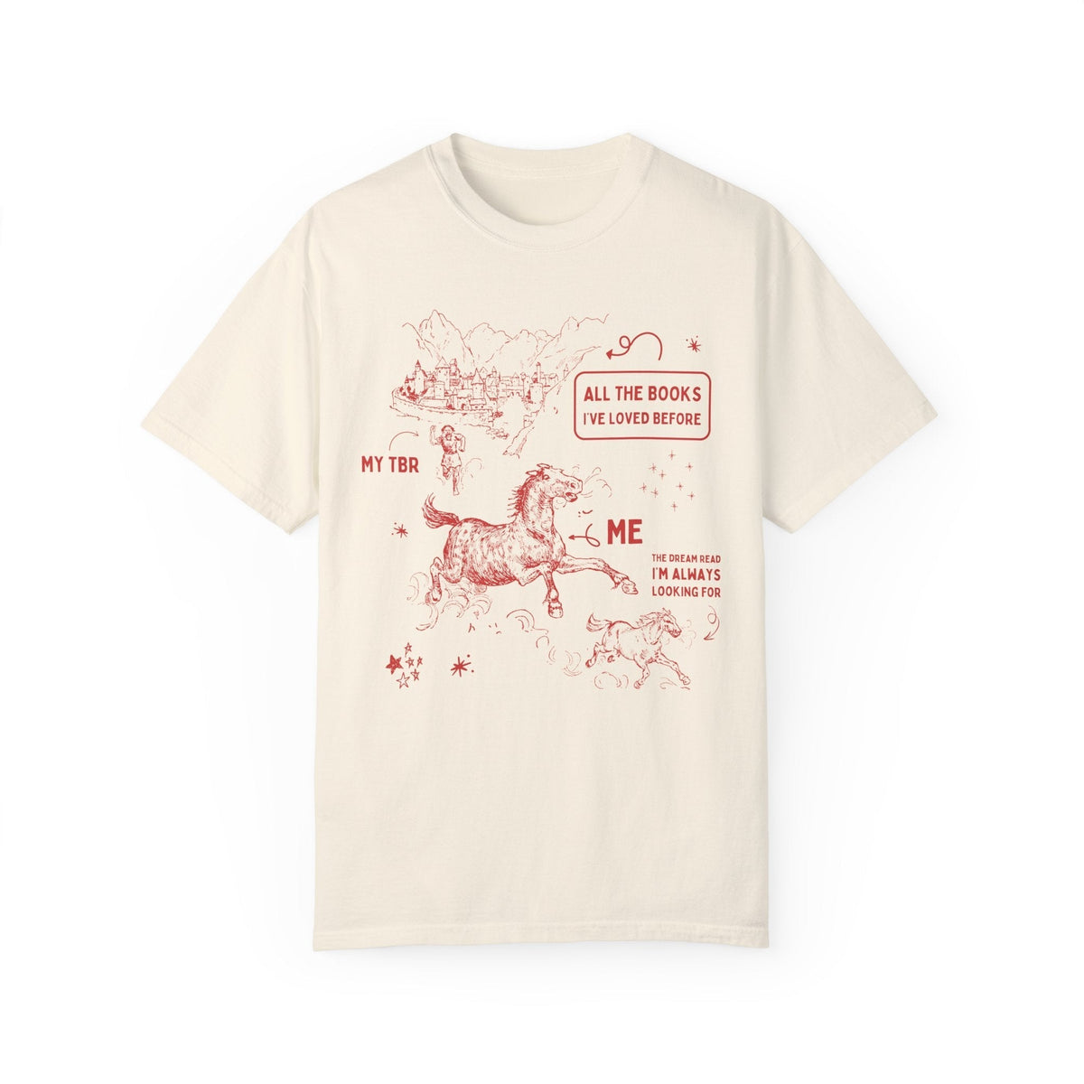 Funny Bookish T-Shirt for Bookworm - Starry Skies Austin