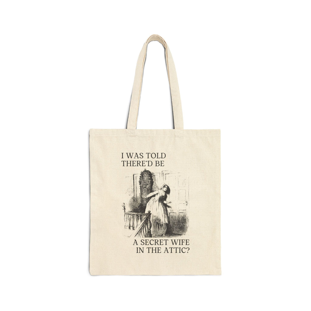 Funny Gothic Romance Tote Bag for Spooky Romance Reader Who Loves Jane Eyre - Starry Skies Austin