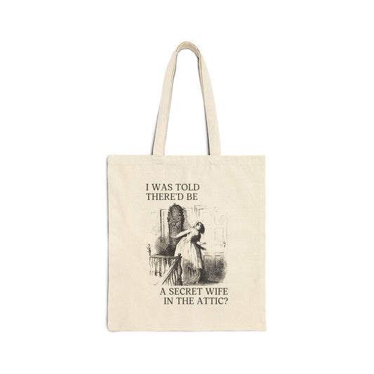 Funny Gothic Romance Tote Bag for Spooky Romance Reader Who Loves Jane Eyre - Starry Skies Austin