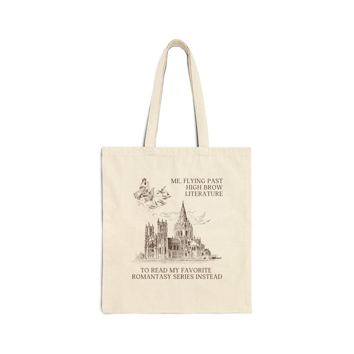 Funny Romantasy Tote Bag: Silly Bookish Tote for Reader Who Loves Fantasy Books - Starry Skies Austin