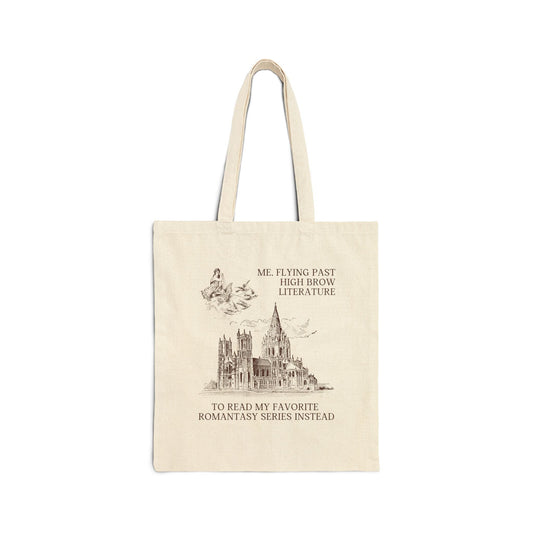 Funny Romantasy Tote Bag: Silly Bookish Tote for Reader Who Loves Fantasy Books - Starry Skies Austin