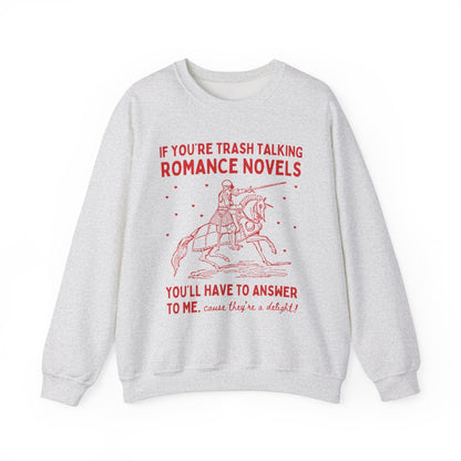 Funny Saying Bookworm Crewneck for Romance Reader - Starry Skies Austin