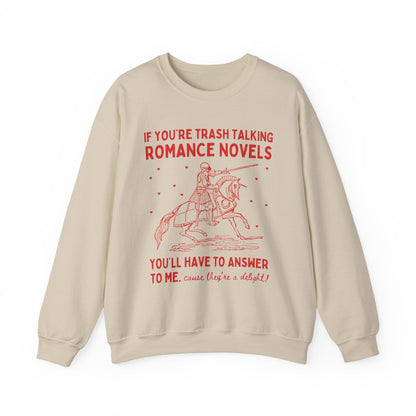 Funny Saying Bookworm Crewneck for Romance Reader - Starry Skies Austin