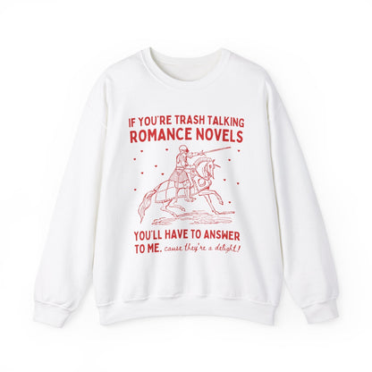 Funny Saying Bookworm Crewneck for Romance Reader - Starry Skies Austin