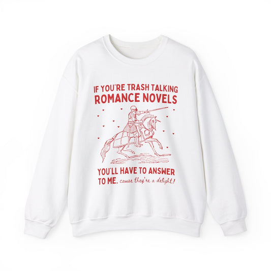 Funny Saying Bookworm Crewneck for Romance Reader - Starry Skies Austin