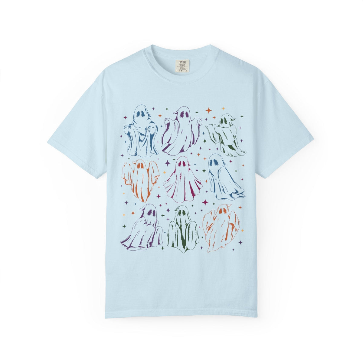 Ghost Lover 90s Tattoo Aesthetic Tee - Starry Skies Austin