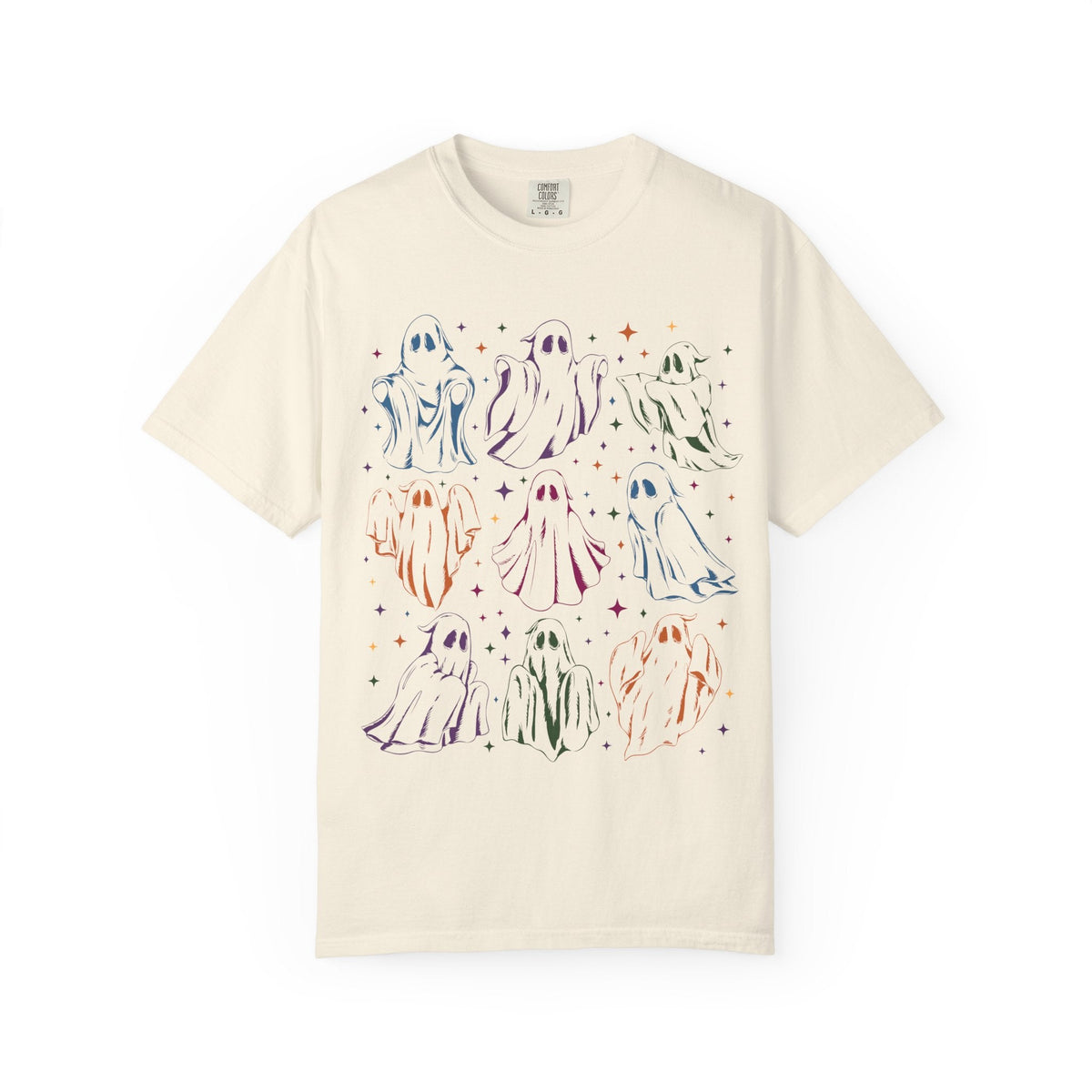 Ghost Lover 90s Tattoo Aesthetic Tee - Starry Skies Austin