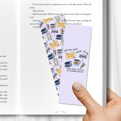 Gilmore Girls Book Club Dual-Sided Cardstock Bookmark - Starry Skies Austin