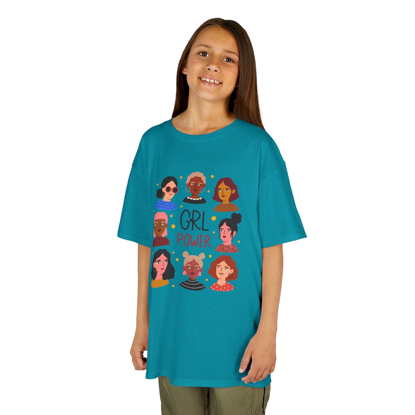 Girl Power Softstyle Kids Tee - Starry Skies Austin