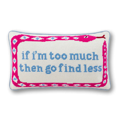 Go Find Less Needlepoint Pillow - Starry Skies Austin