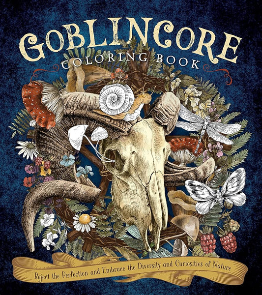 Goblincore Coloring Book: Reject the Perfection and Embrace the Diversity and Curiosities of Nature (Chartwell Coloring Books) by Editors of Chartwell Books - Starry Skies Austin