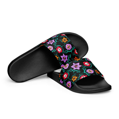 Gothic Floral Women's slides - Starry Skies Austin