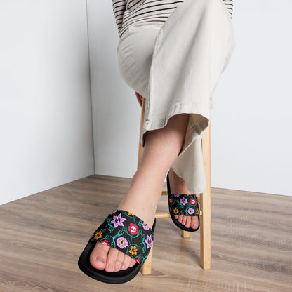 Gothic Floral Women's slides - Starry Skies Austin