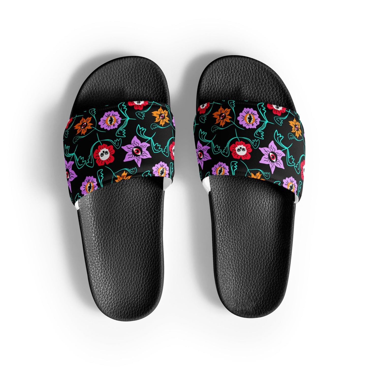 Gothic Floral Women's slides - Starry Skies Austin