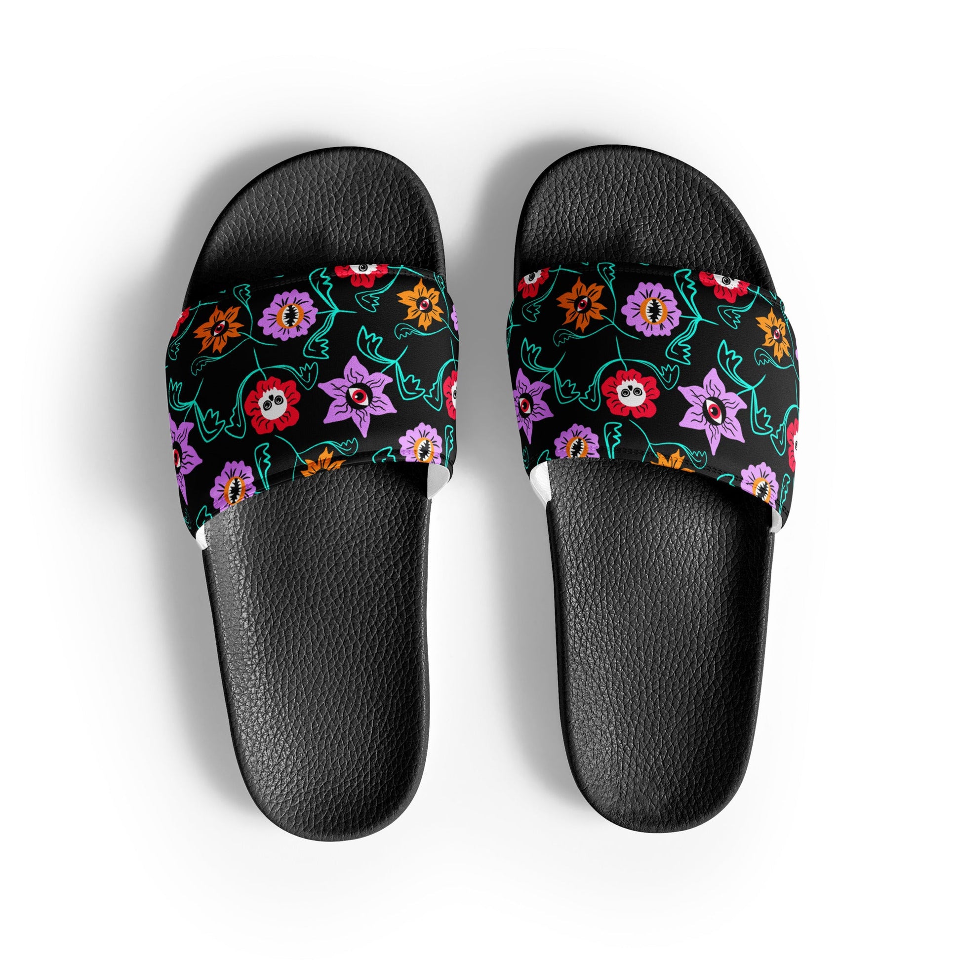 Gothic Floral Women's slides - Starry Skies Austin