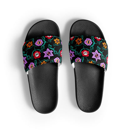 Gothic Floral Women's slides - Starry Skies Austin