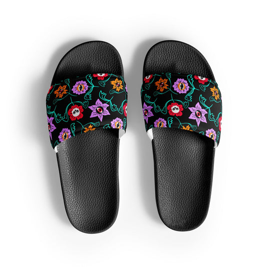 Gothic Floral Women's slides - Starry Skies Austin