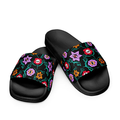 Gothic Floral Women's slides - Starry Skies Austin