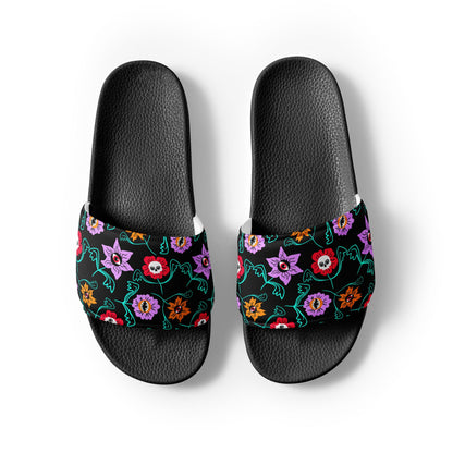 Gothic Floral Women's slides - Starry Skies Austin
