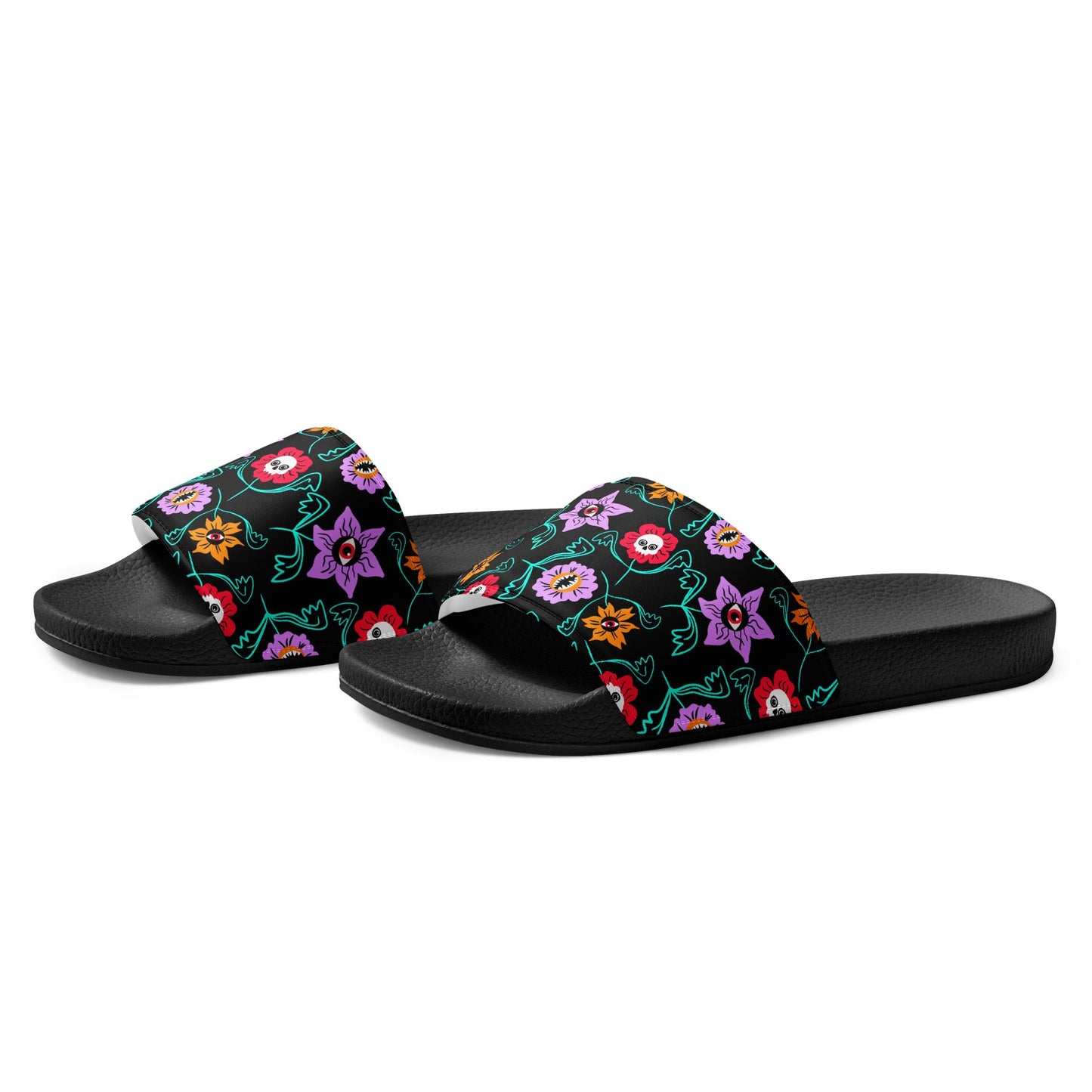 Gothic Floral Women's slides - Starry Skies Austin