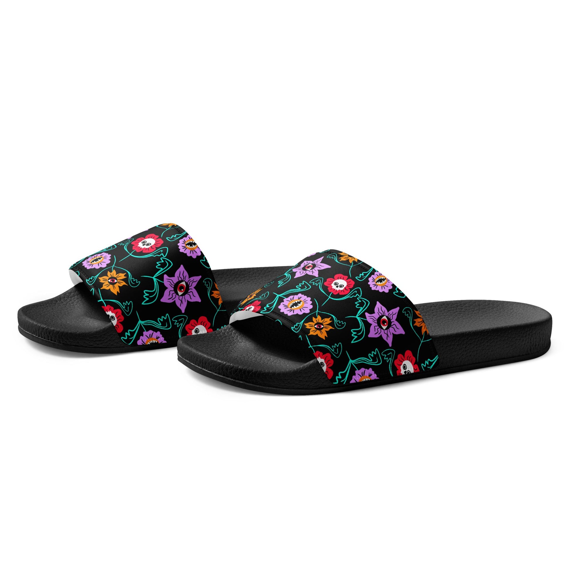 Gothic Floral Women's slides - Starry Skies Austin