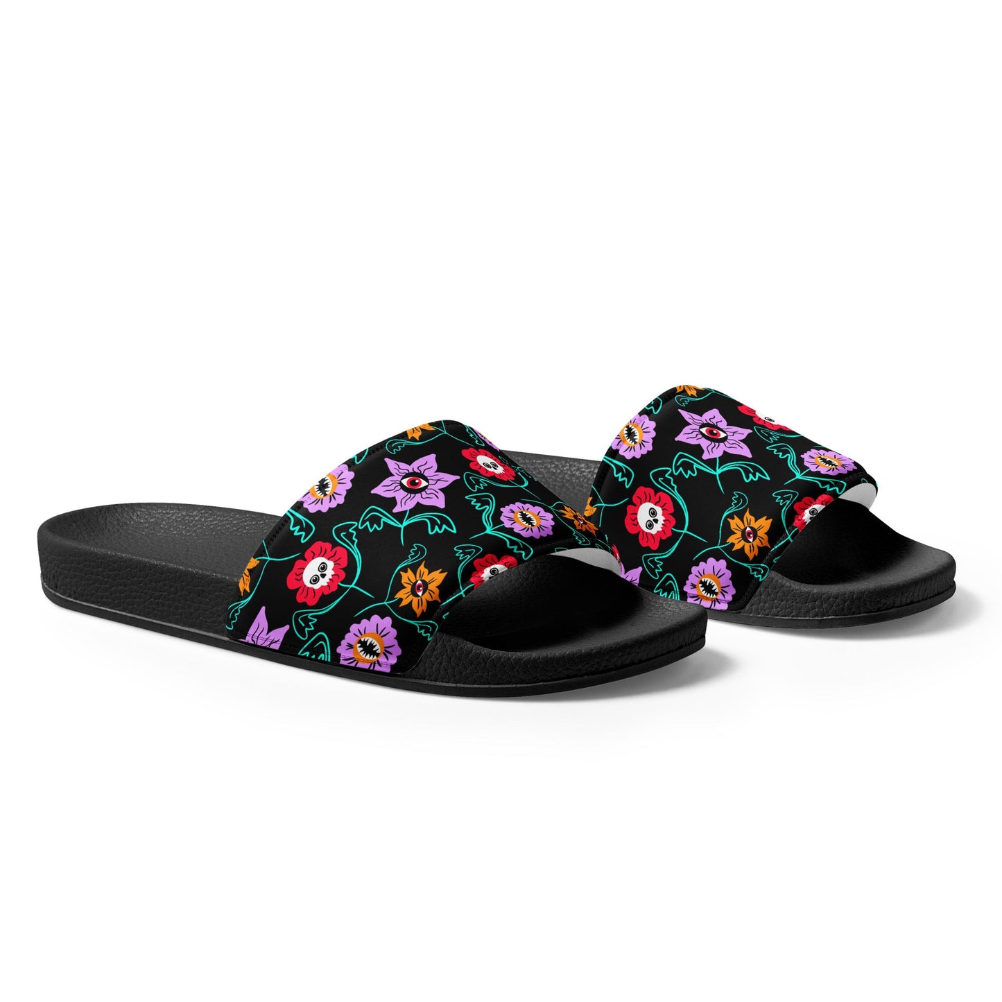 Gothic Floral Women's slides - Starry Skies Austin