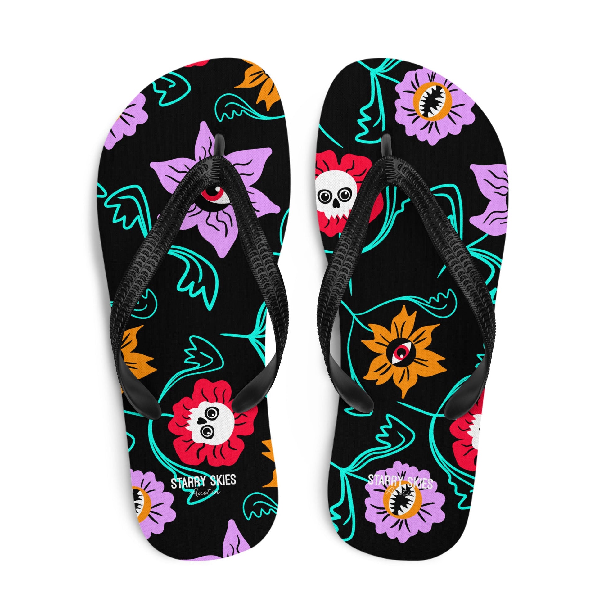 Gothic Forest Flip - Flops - Starry Skies Austin
