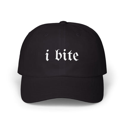 Gothic Sarcastic I Bite Dad Hat - Starry Skies Austin