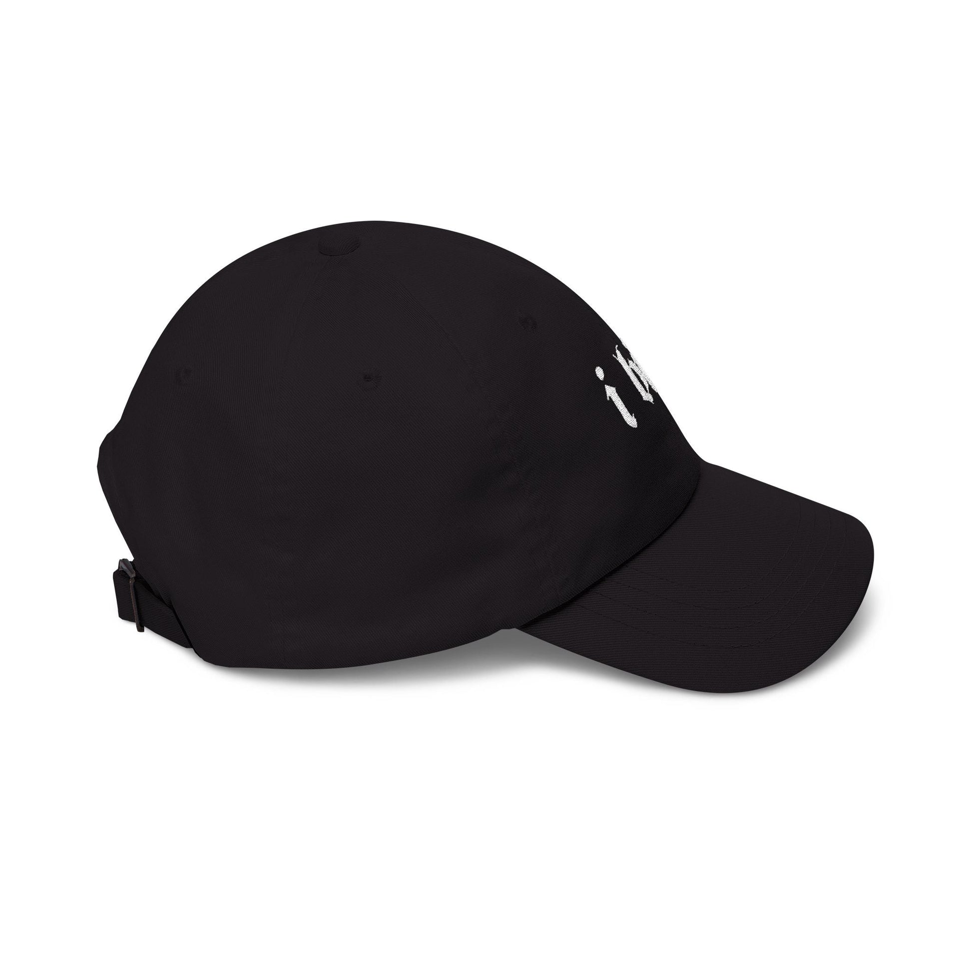 Gothic Sarcastic I Bite Dad Hat - Starry Skies Austin