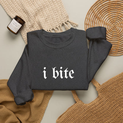 Gothic Sarcastic I Bite Sweatshirt - Starry Skies Austin