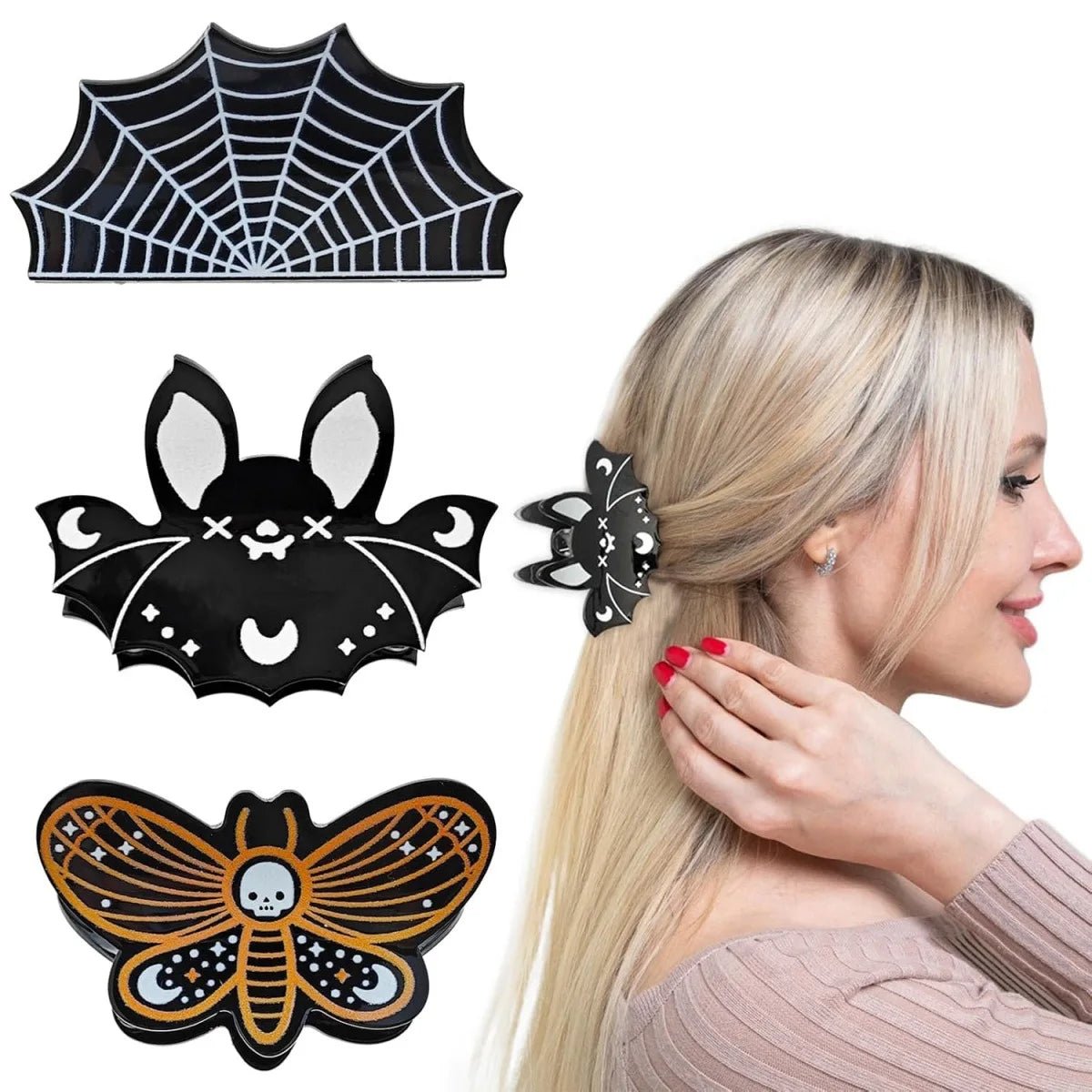 Halloween Hair Clips - Starry Skies Austin
