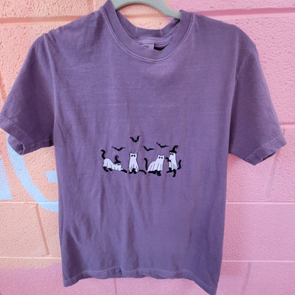 Halloween Kittens - Embroidered T-Shirts - Starry Skies Austin