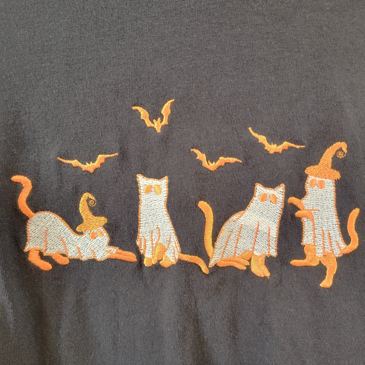 Halloween Kittens - Embroidered T-Shirts - Starry Skies Austin