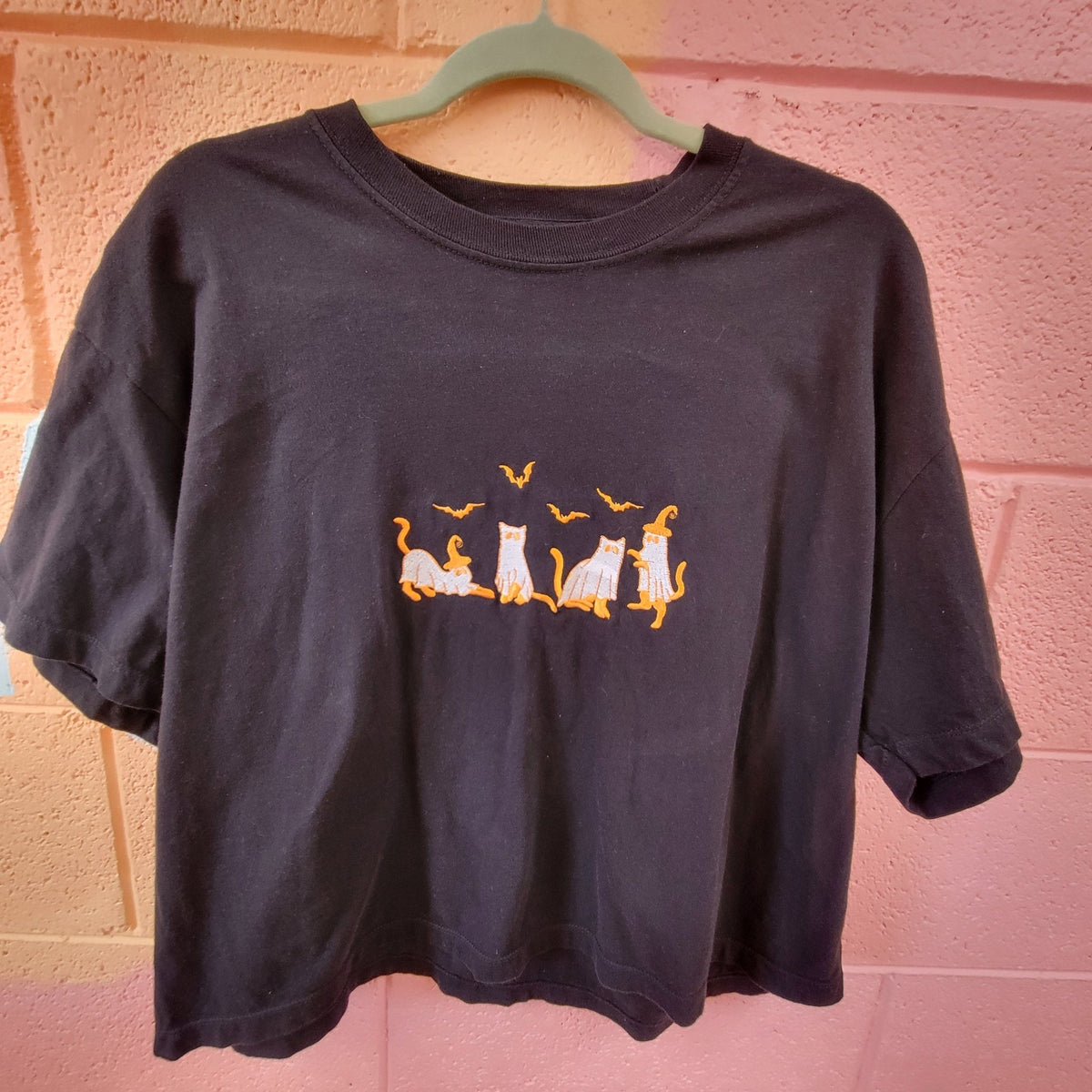 Halloween Kittens - Embroidered T-Shirts - Starry Skies Austin