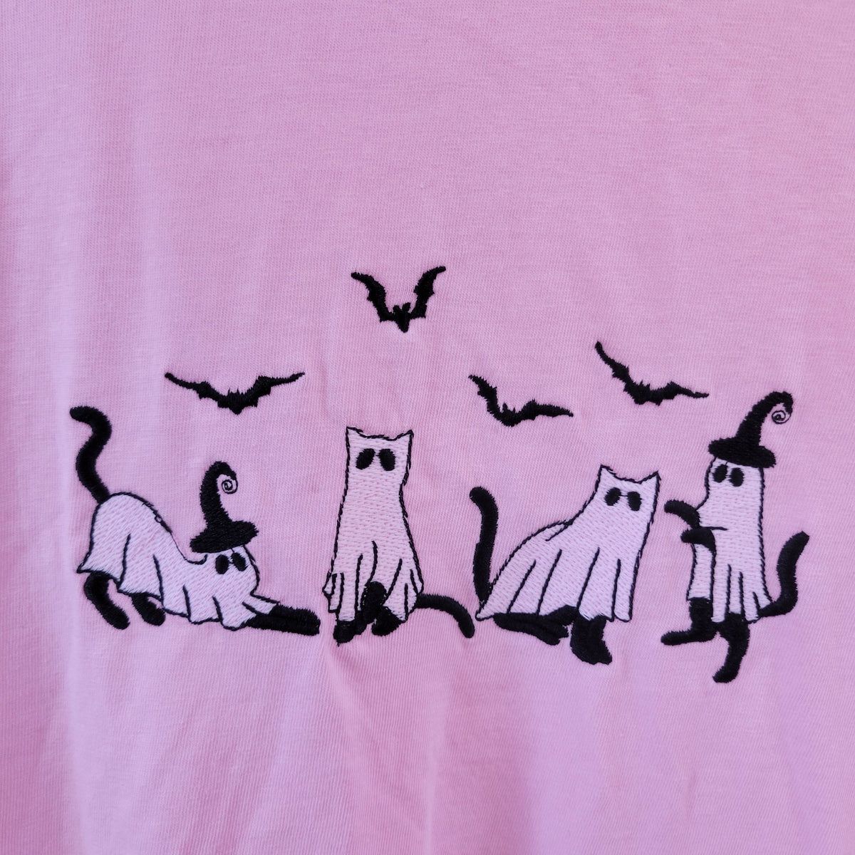 Halloween Kittens - Embroidered T-Shirts - Starry Skies Austin