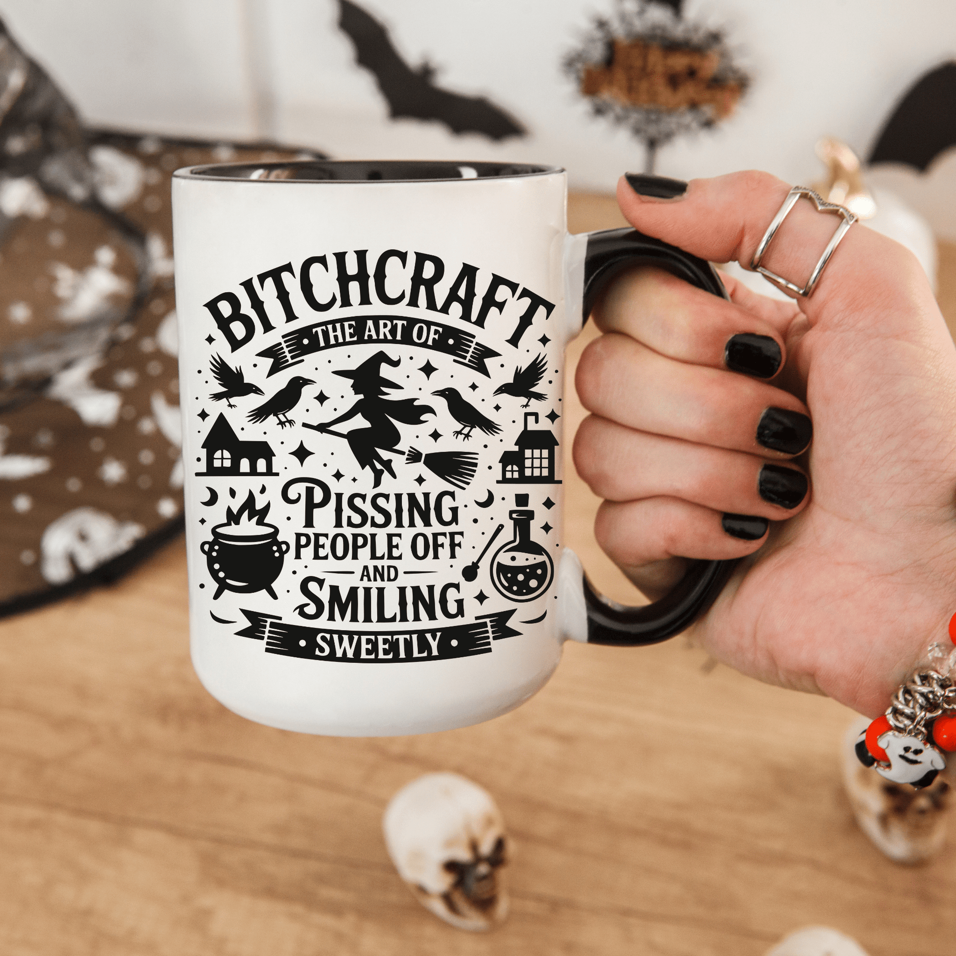 Halloween Witch Mug - Starry Skies Austin