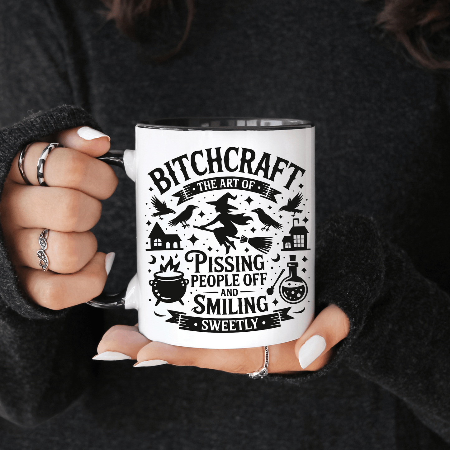 Halloween Witch Mug - Starry Skies Austin